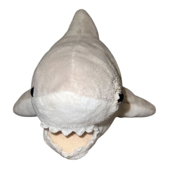 Adventure Planet Great White Shark Plush Stuffed Animal Toy Gray 13" EUC - Picture 3 of 6